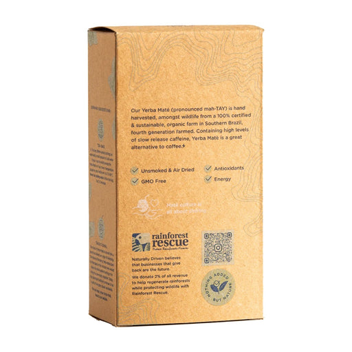 Naturally Driven Organic Yerba Mate Tea Pure Leaf x 18 Tea Bags