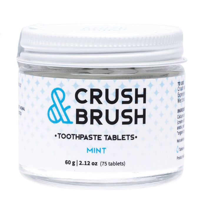 Nelson Naturals Crush & Brush Toothpaste Tablets 60g Mint
