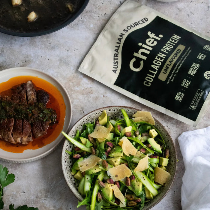 CHIEF NUTRITION Grass-Fed Collagen Protein Powder - Unflavoured 450g