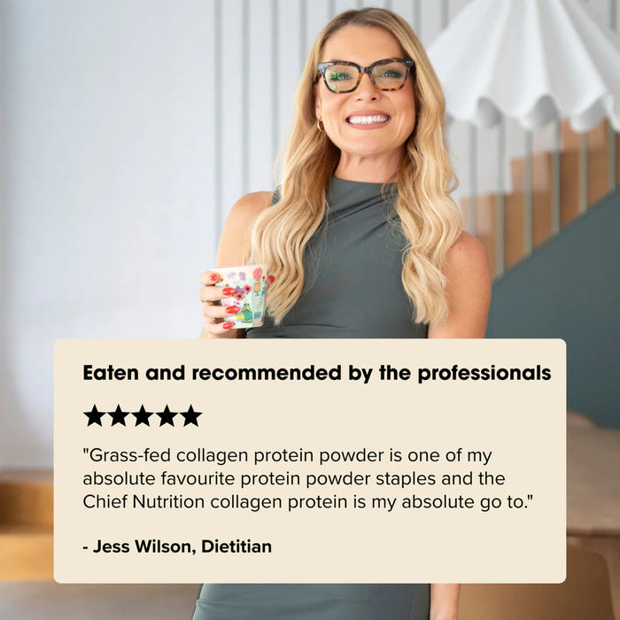 CHIEF NUTRITION Grass-Fed Collagen Protein Powder - Unflavoured 450g