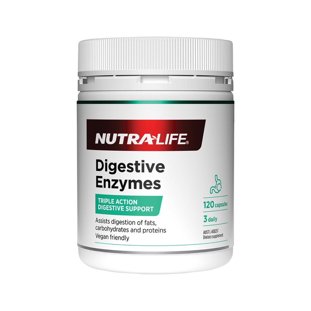 NutraLife Digestive Enzymes 120c — Australian Organic Products