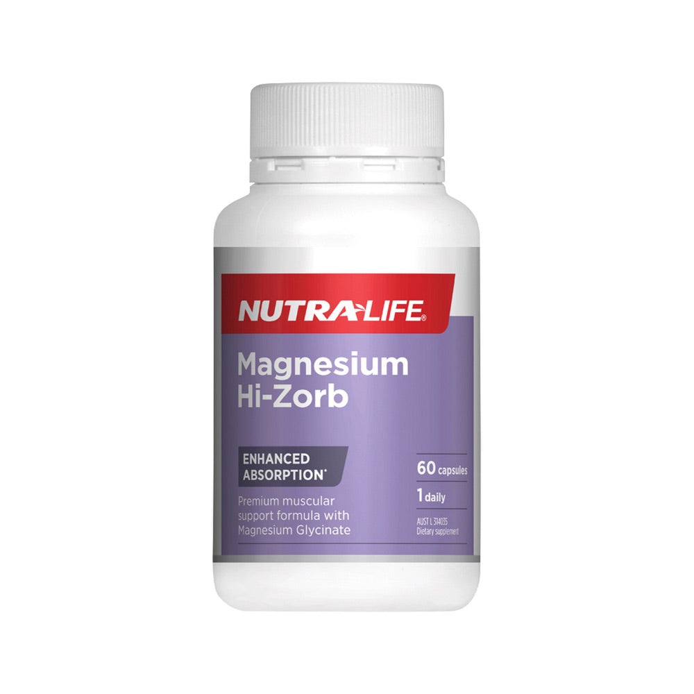 NutraLife Magnesium HiZorb 60c — Australian Organic Products
