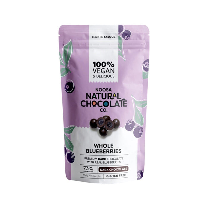 Noosa Natural Chocolate Co. Chocolate Whole Blueberries 300g