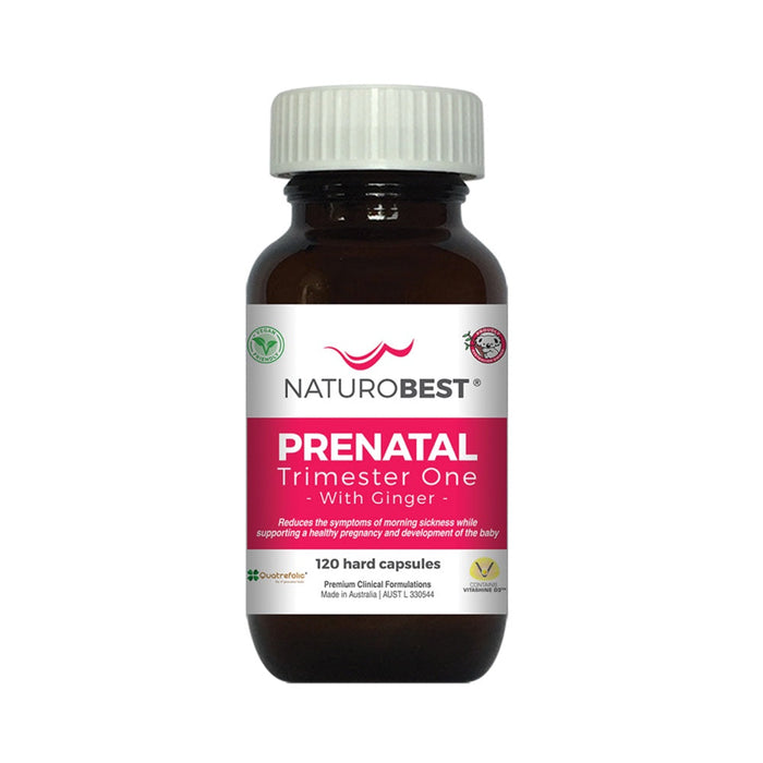 NaturoBest Prenatal Trimester One with Ginger 60c or 120c NaturoBest Prenatal Trimester One with Ginger 120c