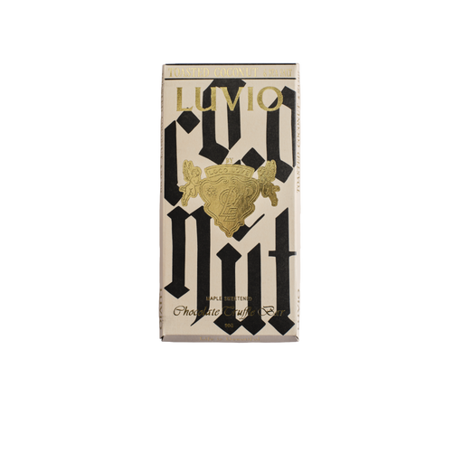 Lumio chocolate bar packaging with gold and black design on a white background
