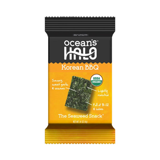 OCEAN'S HALO Seaweed Snacks Korean BBQ 4g