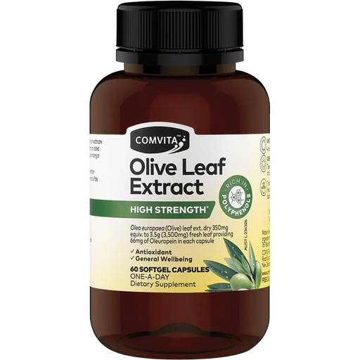 COMVITA Olive Leaf Extract 60 Capsules (Medi Olive 66)