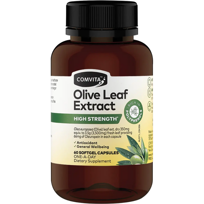 COMVITA Olive Leaf Extract 60 Capsules (Medi Olive 66)
