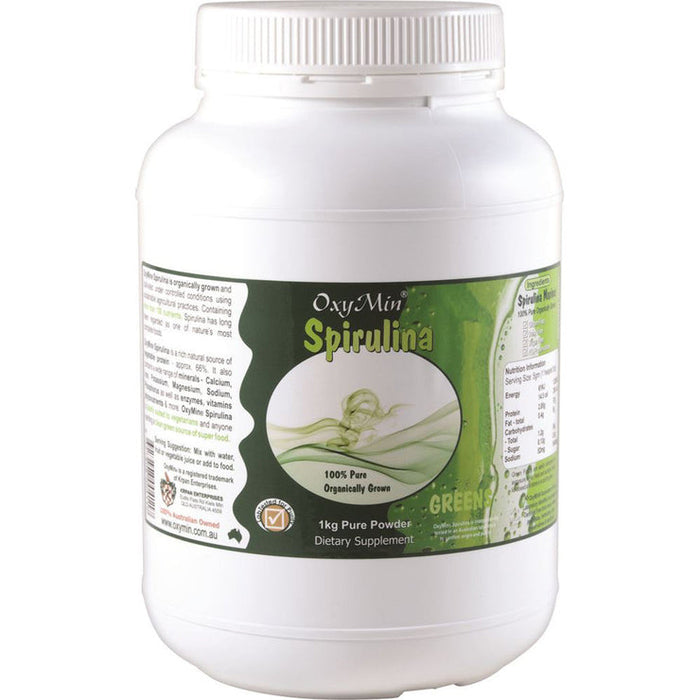 OXYMIN Organic Spirulina Powder 1Kg