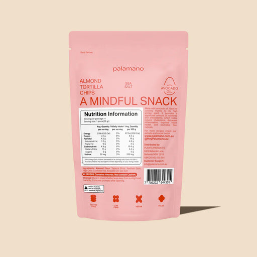 PALAMANO Almond Tortilla Chips - Sea Salt 90g