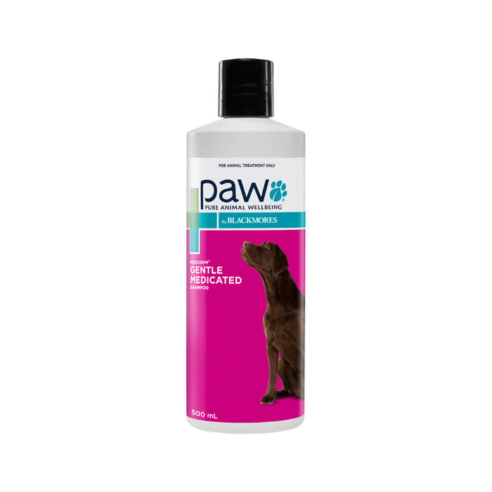 PAW By Blackmores MediDerm Gentle Medicated Shampoo for dogs 500ml