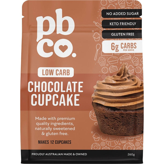 PBCO. Simply Low Carb Cupcake Mix 260g Vanilla