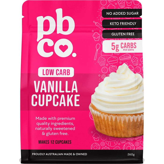PBCO. Simply Low Carb Cupcake Mix 260g Chocolate