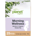 PLANET ORGANIC Herbal Tea Bags New Mother's - Morning Wellness - 25 Tea Bags