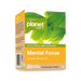 PLANET ORGANIC Mental Focus Herbal Tea 25 Bags packaging