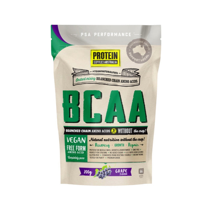 Protein Supplies Australia BCAA 200g Natural