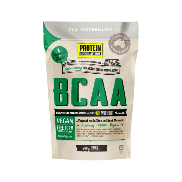 Protein Supplies Australia BCAA 200g Natural