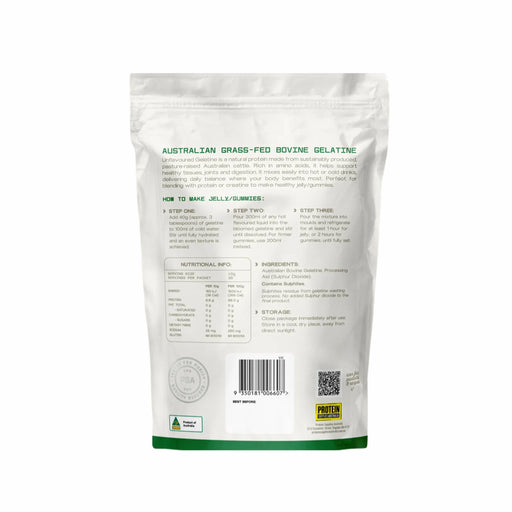 PROTEIN SUPPLIES AUSTRALIA Australian Gelatine Unflavoured 300g
