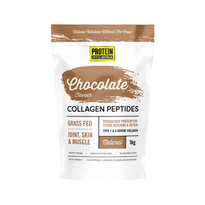 Protein Supplies Australia Collagen Peptides 1kg Chocolate