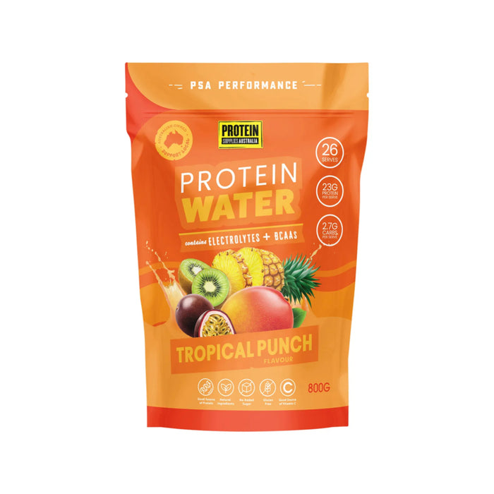 PROTEIN SUPPLIES AUSTRALIA Protein Water Tropical Punch 800g