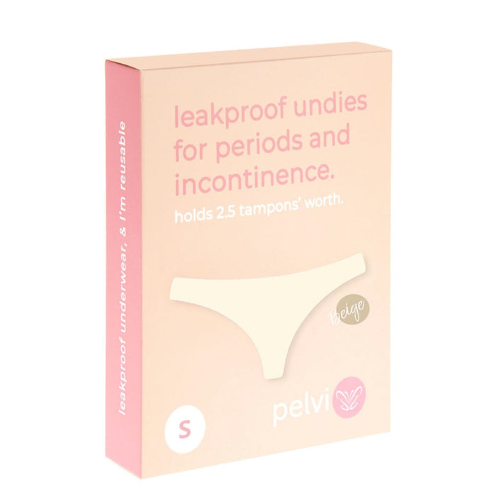 PELVI Leakproof Underwear Bikini Beige S
