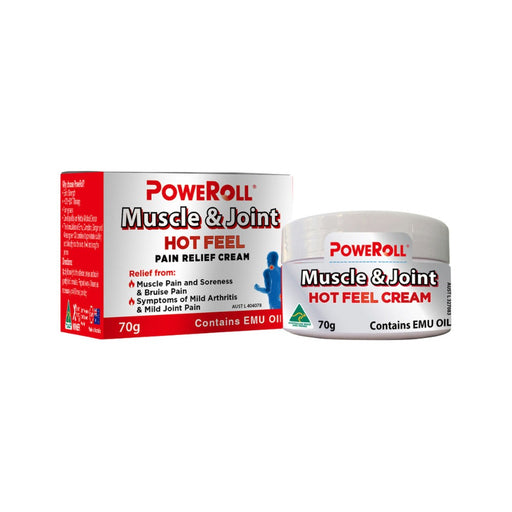 PoweRoll Pain Relief Plus (Hot Feel) Cream 70g