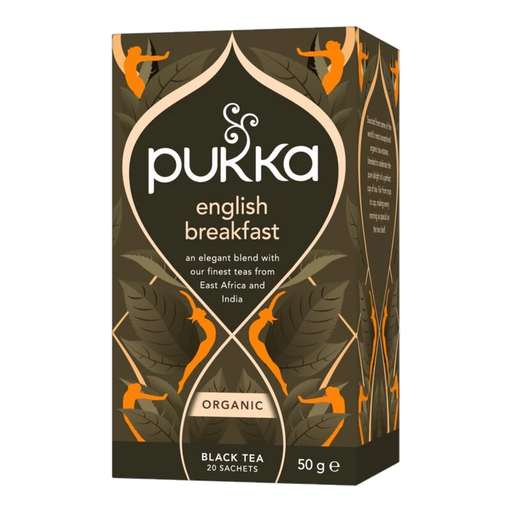 Pukka English Breakfast x 20 Tea Bags – front of pack