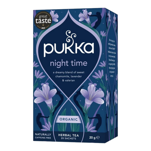 Pukka Night Time x 20 Tea Bags – front of pack