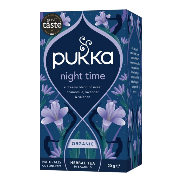 Pukka Night Time x 20 Tea Bags – front of pack
