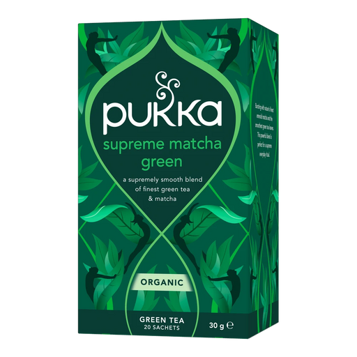 Pukka Supreme Matcha Green x 20 Tea Bags – front of pack