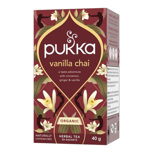 Pukka Vanilla Chai x 20 Tea Bags – front of pack