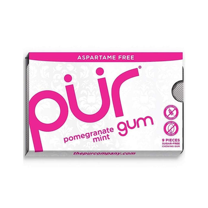Pur Gum Pomegranate Mint Gum 9 Pieces