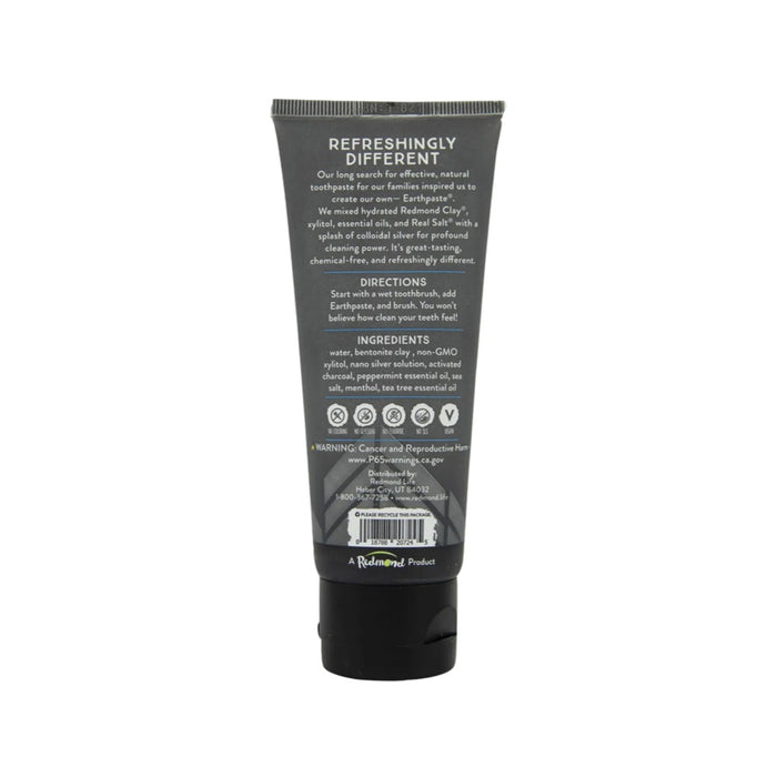 REDMOND Earthpaste Toothpaste with Silver Peppermint & Charcoal 113g