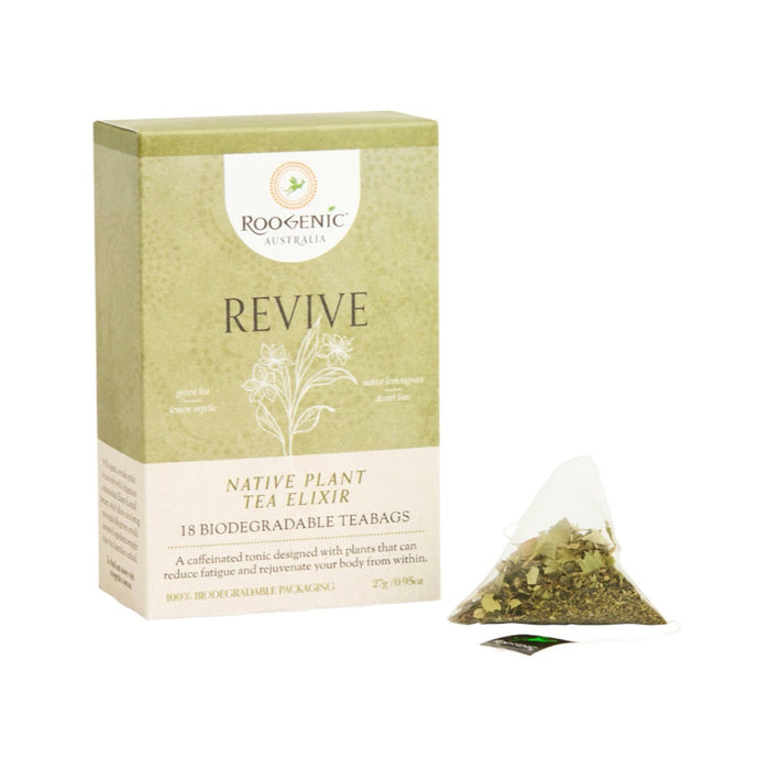 ROOGENIC Australia Revive (Native Plant Tea Elixir) 18 Tea Bags