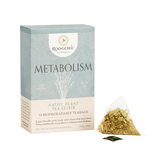 ROOGENIC Australia Metabolism (Native Plant Tea Elixir) 18 Tea Bags