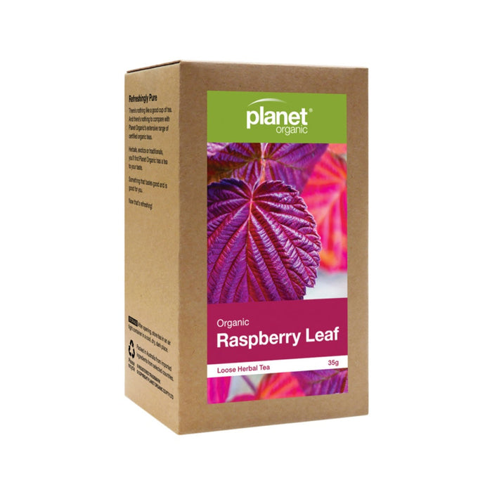 PLANET ORGANIC Raspberry Leaf Loose Leaf Tea 35g 1 Pack