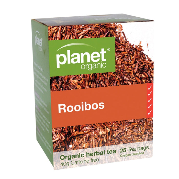 PLANET ORGANIC Rooibos Herbal Tea 25 Bags 1 Pack