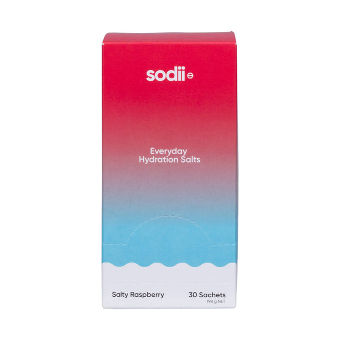 Sodii Raspberry SODII Everyday Hydration Salts Salty Raspberry 30pk