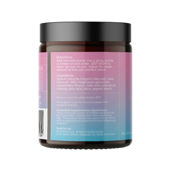 SODII Everyday Hydration Salts Salty Berry 185g