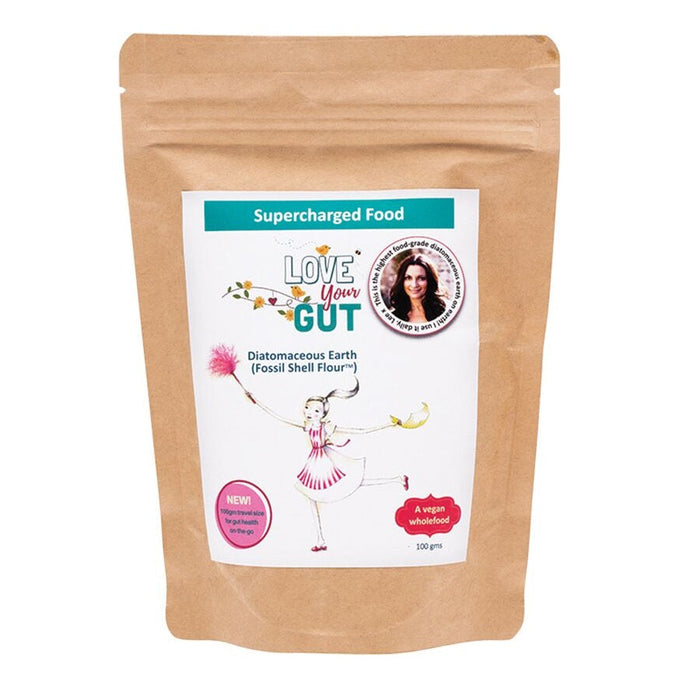 Supercharged Food Love Your Gut Diatomaceous Earth 100g Powder