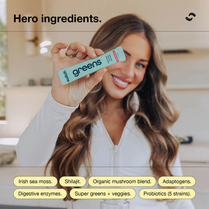 SWITCH NUTRITION Greens Sachets Strawberry Kiwi 20x5g