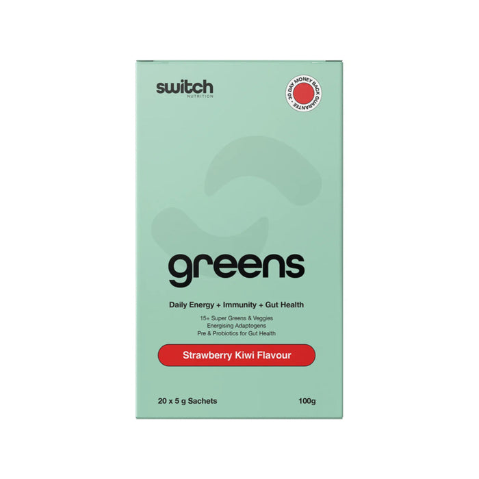 SWITCH NUTRITION Greens Sachets Strawberry Kiwi 20x5g