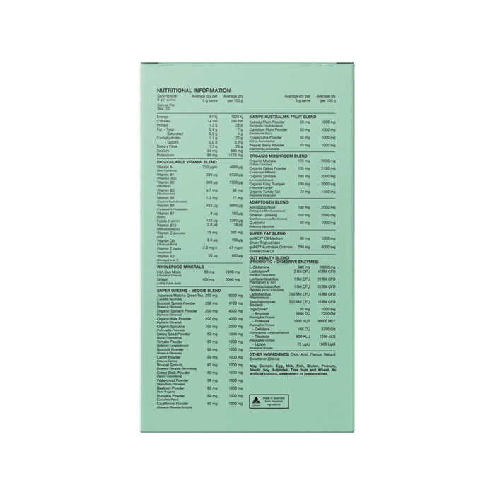 SWITCH NUTRITION Greens Sachets Strawberry Kiwi 20x5g