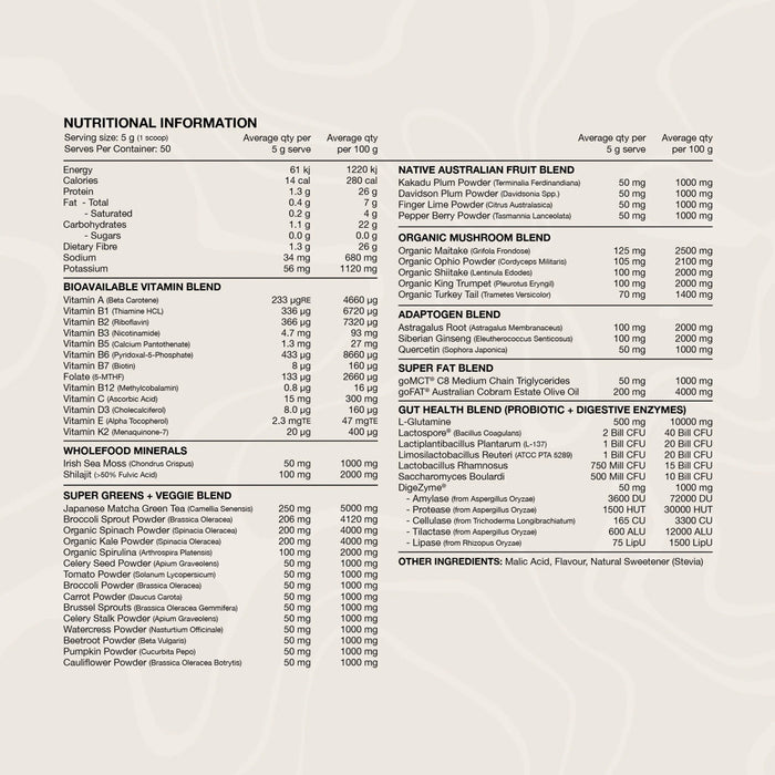 SWITCH NUTRITION Greens Fruit Juice 250g