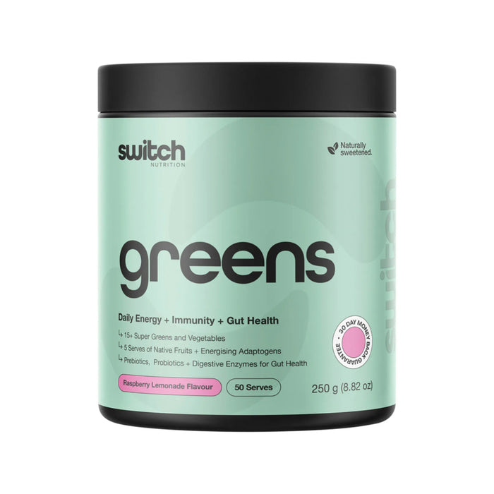 SWITCH NUTRITION Greens Raspberry Lemonade 250g