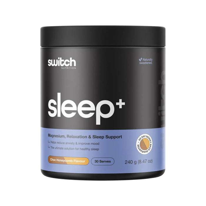 SWITCH NUTRITION Sleep+ Magnesium Choc Honeycomb 240g