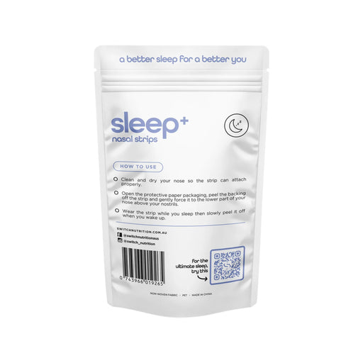 Switch Nutrition Sleep+ Nasal Strips 30pk