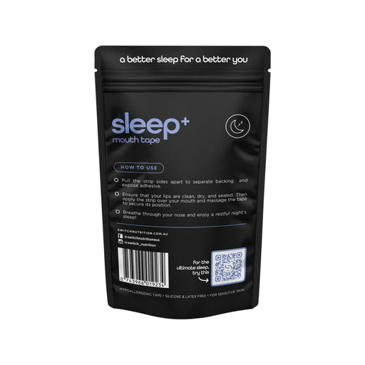 Switch Nutrition Sleep+ Mouth Tape 30pk