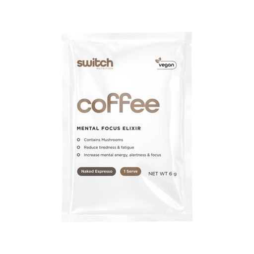 Switch Nutrition Coffee Mental Focus Elixir Naked Espresso 25pk