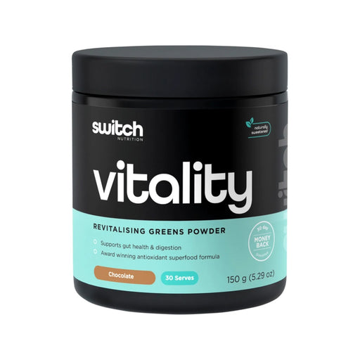 Switch Nutrition Vitality Revitalising Greens Powder Chocolate 150g